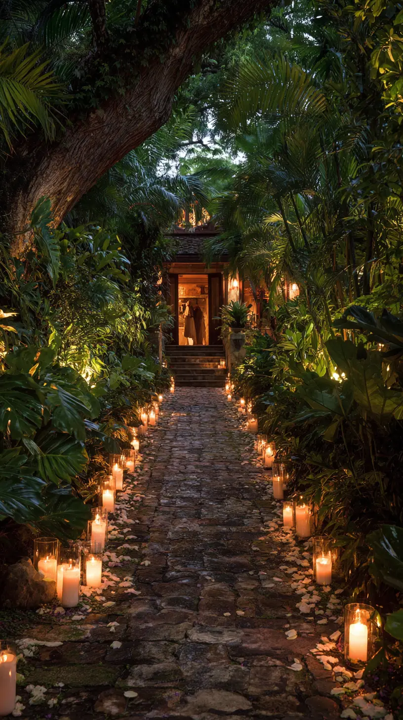 Illuminate Pathways and Walkways With Candles