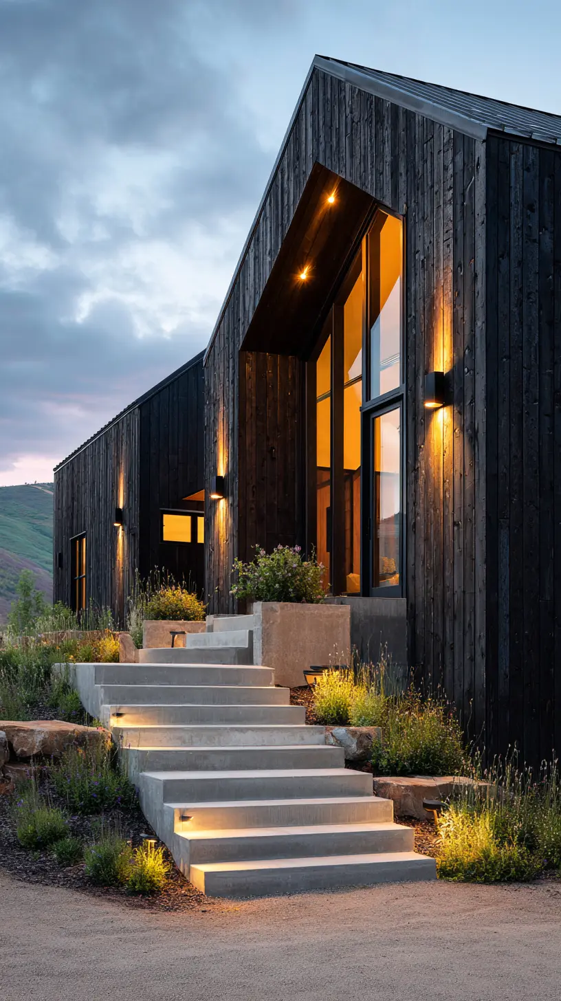 Use Up and Down Lights to Create Dramatic Light and Shadow Effects on Facade Walls