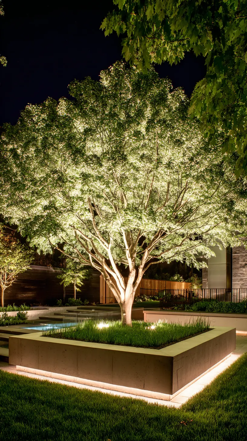 Use Spotlights for Tree Uplighting