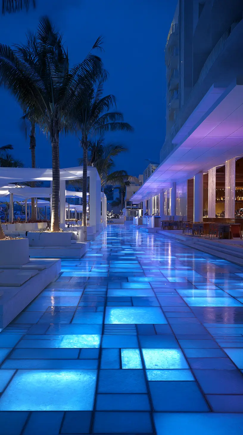 Embed Interactive Floor Tiles Into Pathways for a Colorful Look