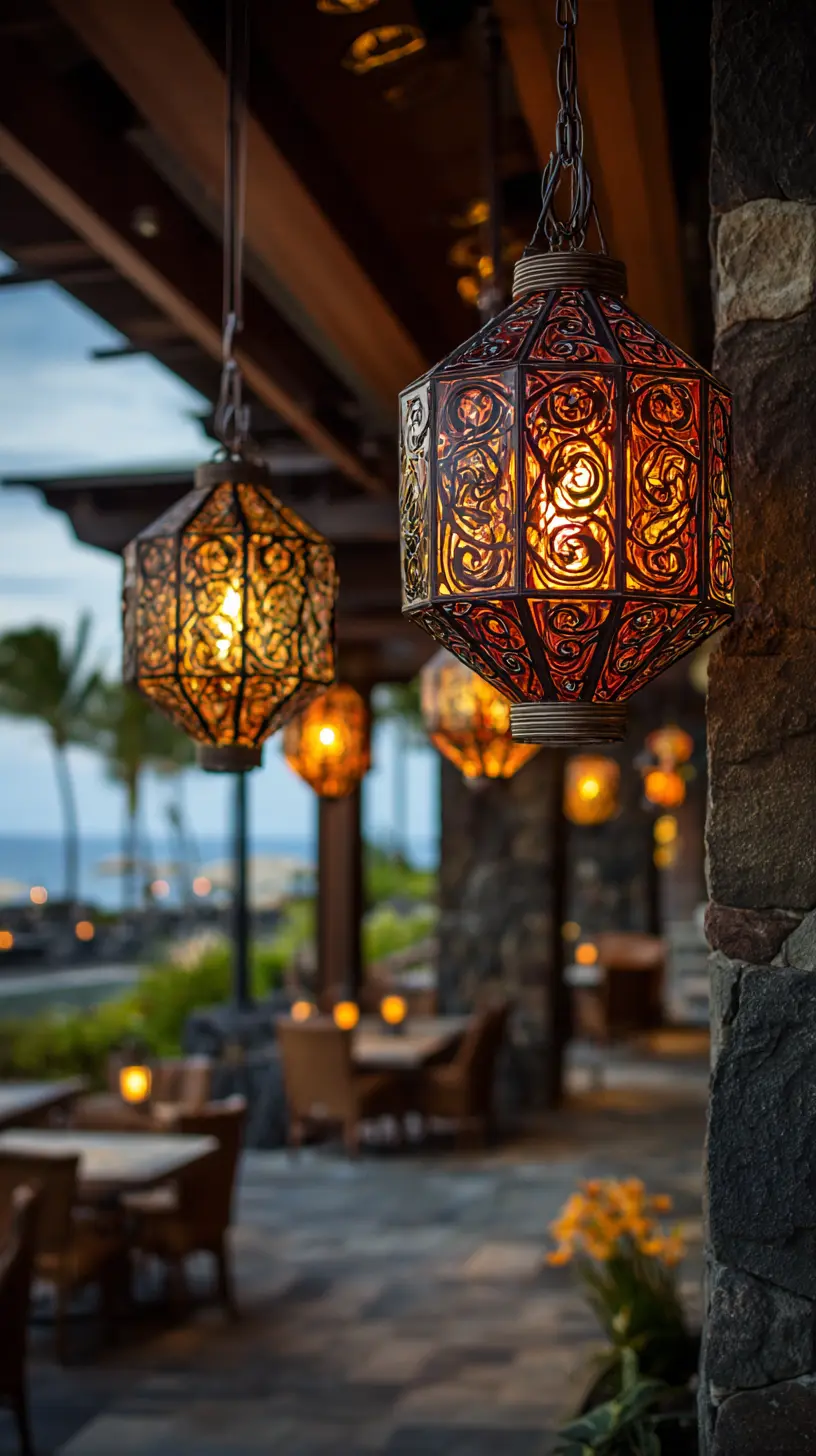 Pendant Lights for Pergola