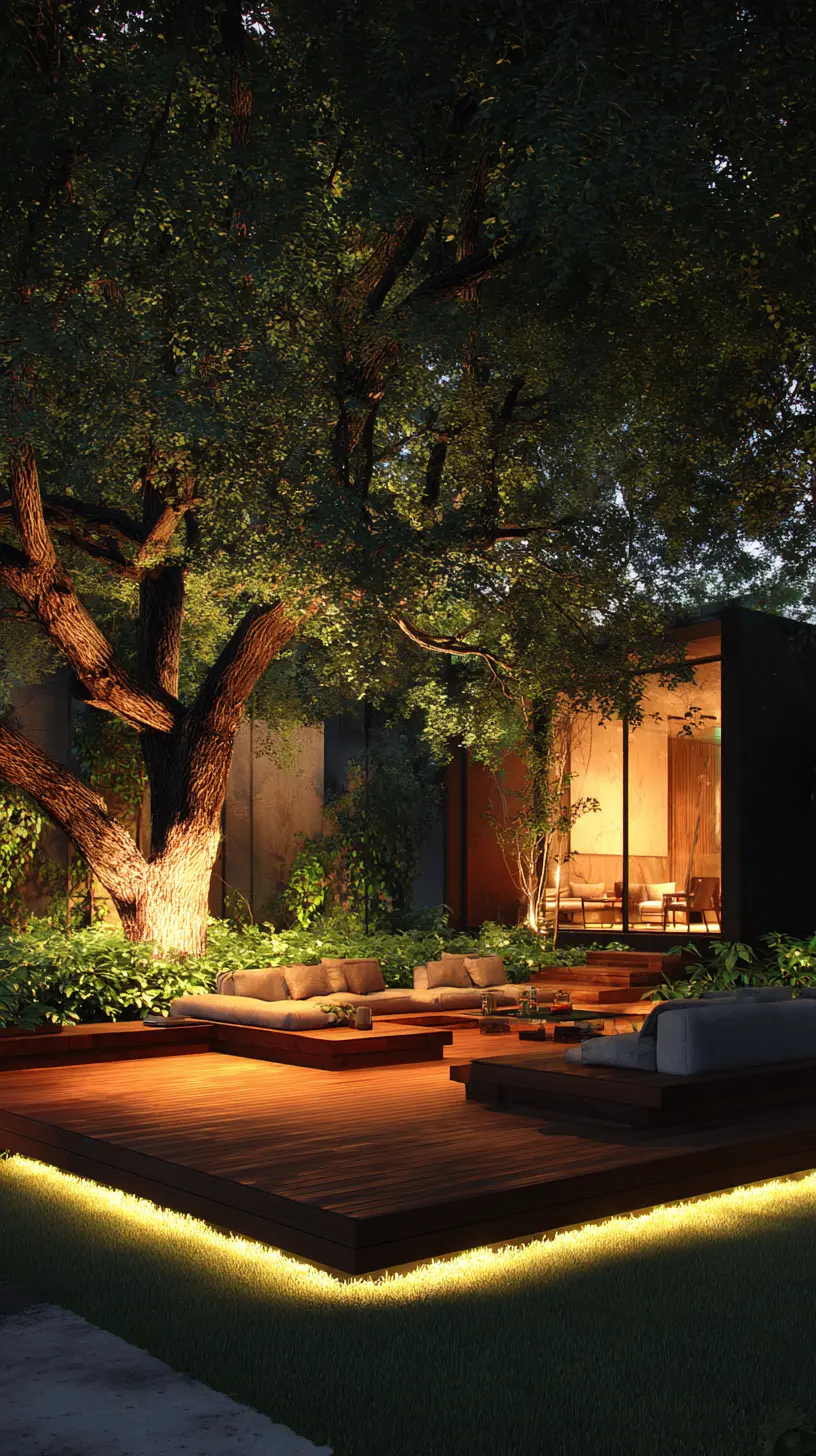 Use LED Spotlights for Tree Uplighting