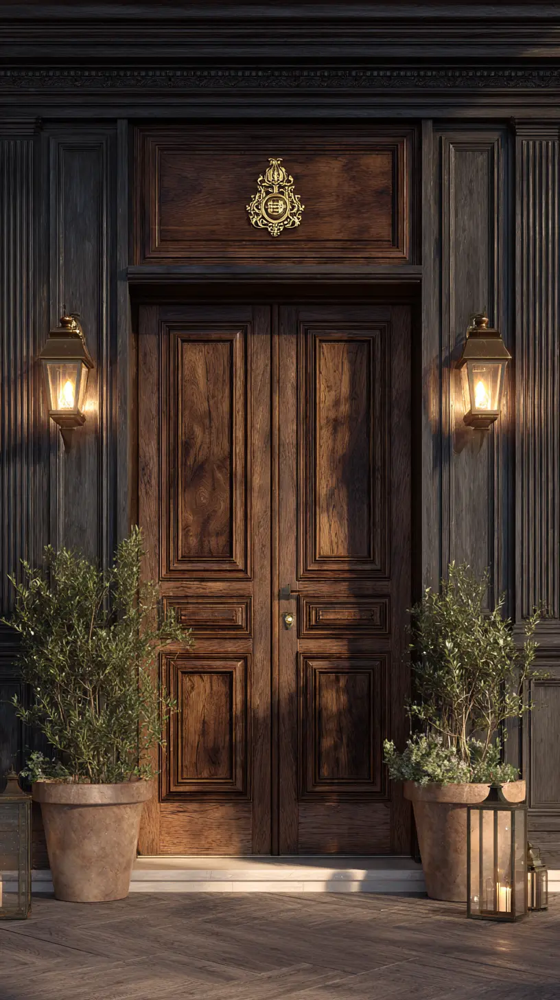 Use Wall Sconces to Brighten Front Entrance Walls