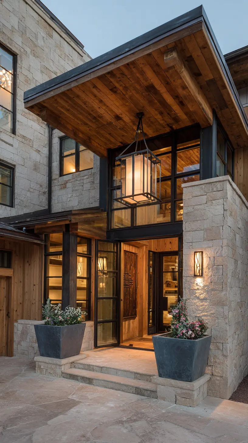 Hang a Large Single Pendant Lamp Above the Porch Seating Area for Task Lighting