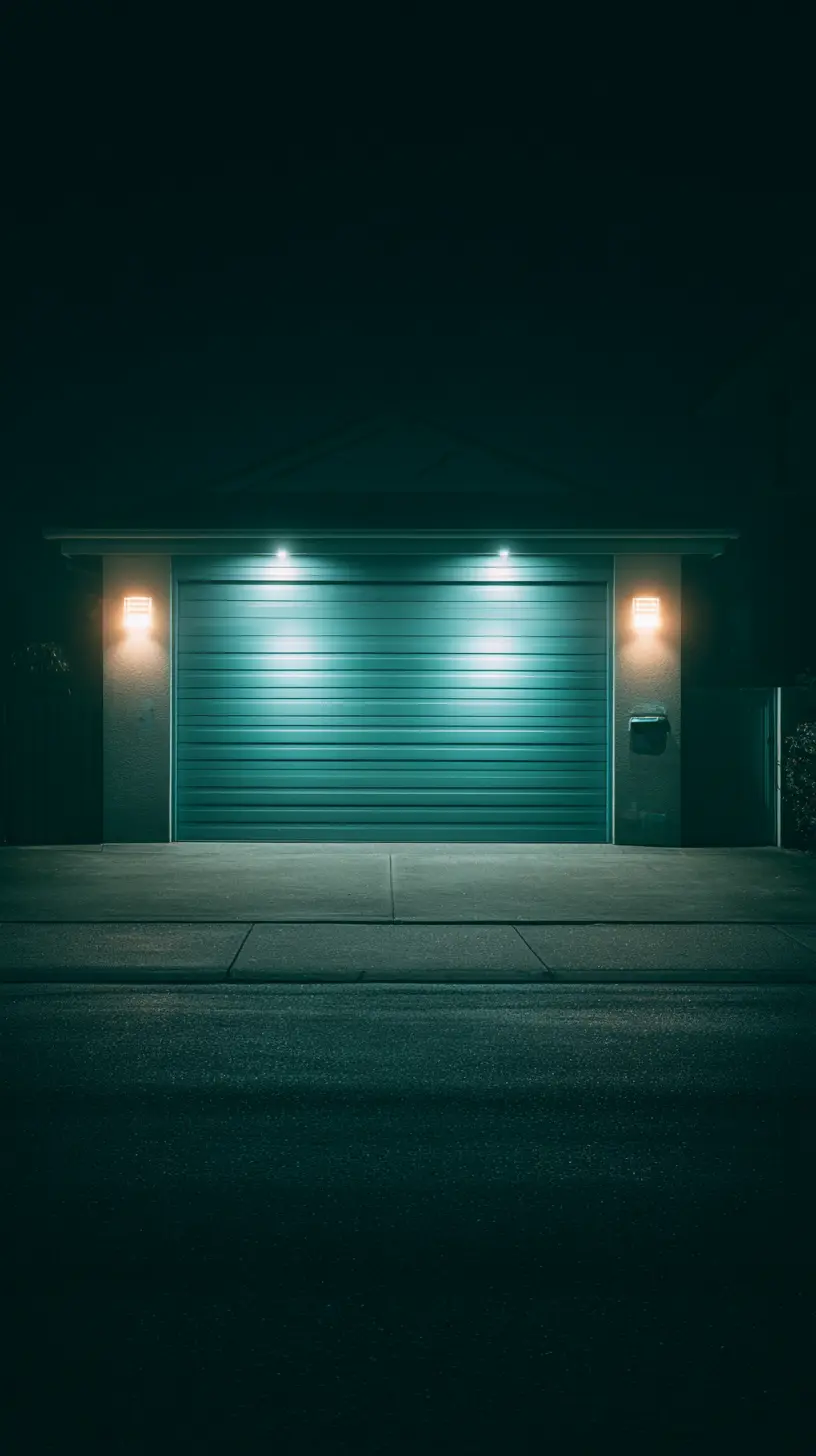 Install Barn Lights on Walls Around the Garage Door for a Rustic Look