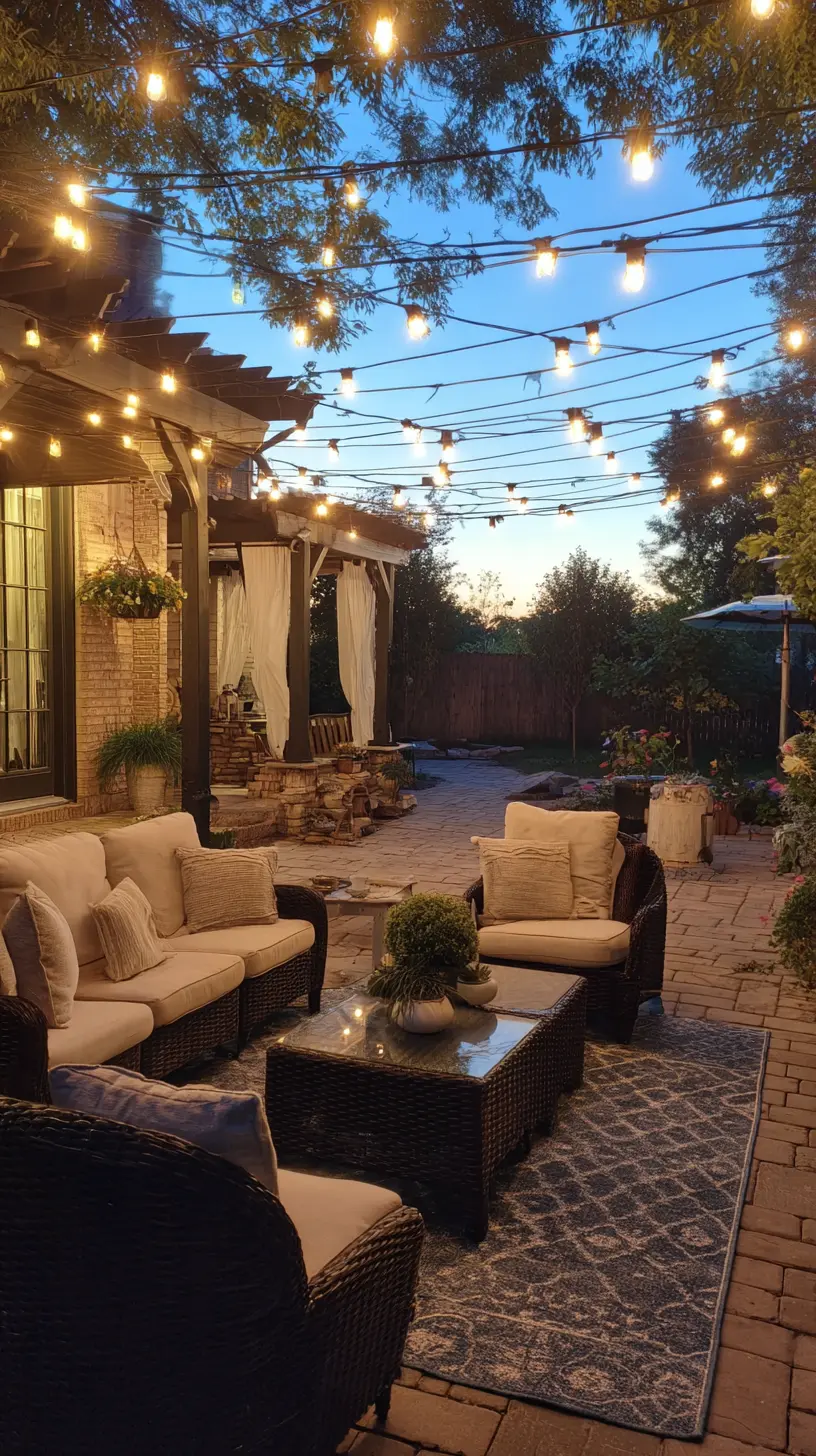 Festoon Lights for Patio Decor