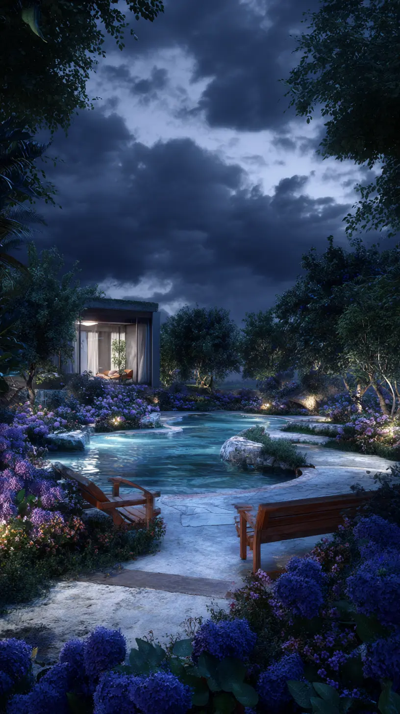 Illuminate Walkways Leading to the Pool With Solar Pathway Lights