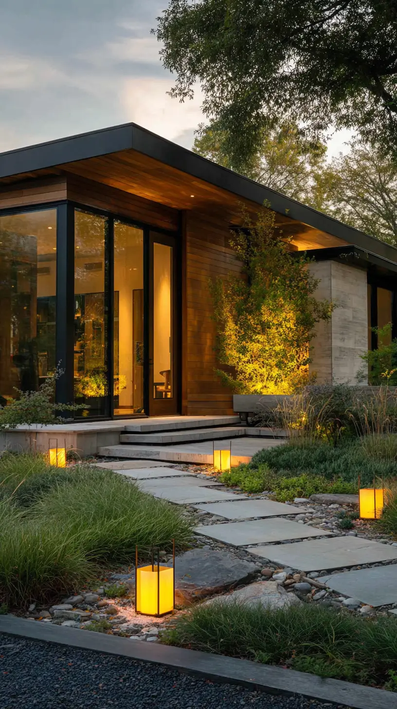 Illuminate the Pathway Leading to the Porch With Solar Lights