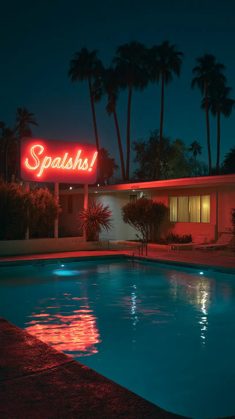 Install LED Signs Around the Pool