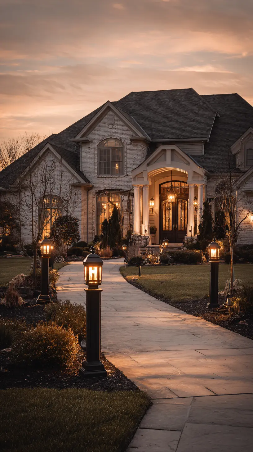 Illuminate the Walkway Leading to Your Front Door With Bollard Lights