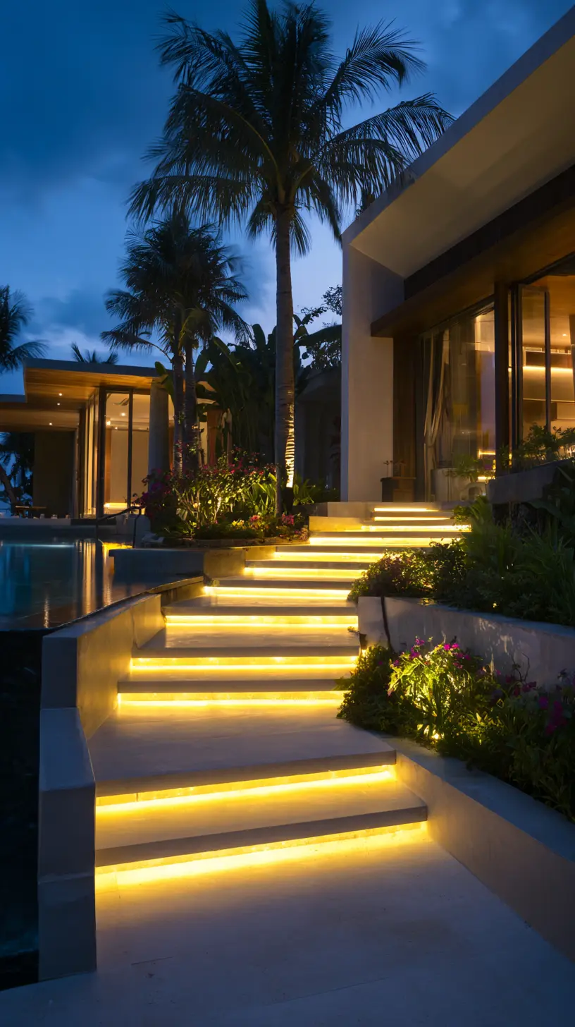 Light Up Staircases With LED Strip Lights