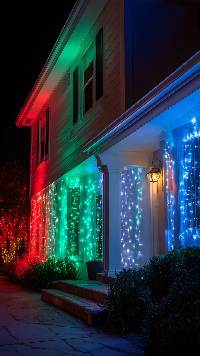 Dazzling Home Exterior Lighting