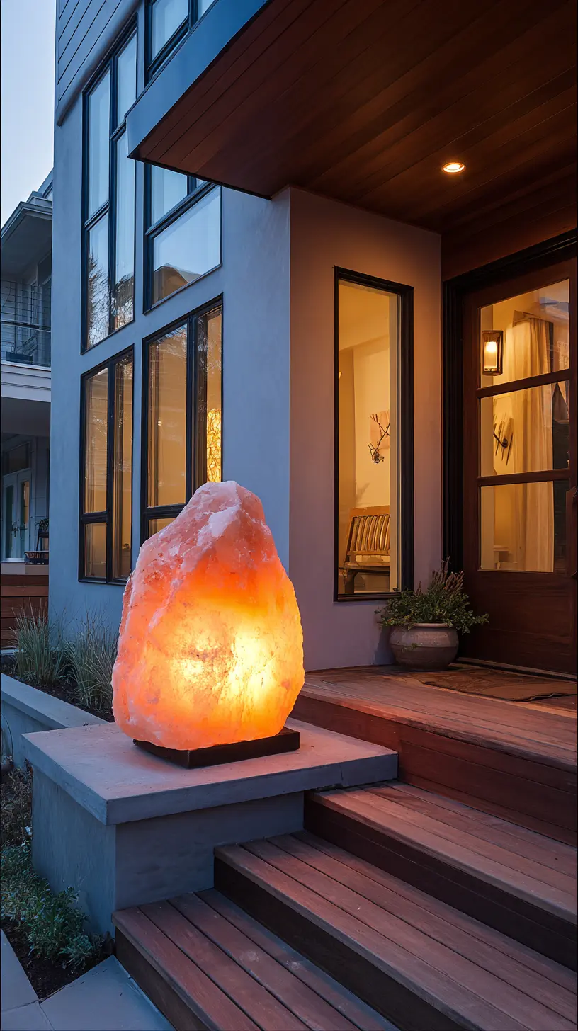 Use a Salt Lamp for Ambient Lighting