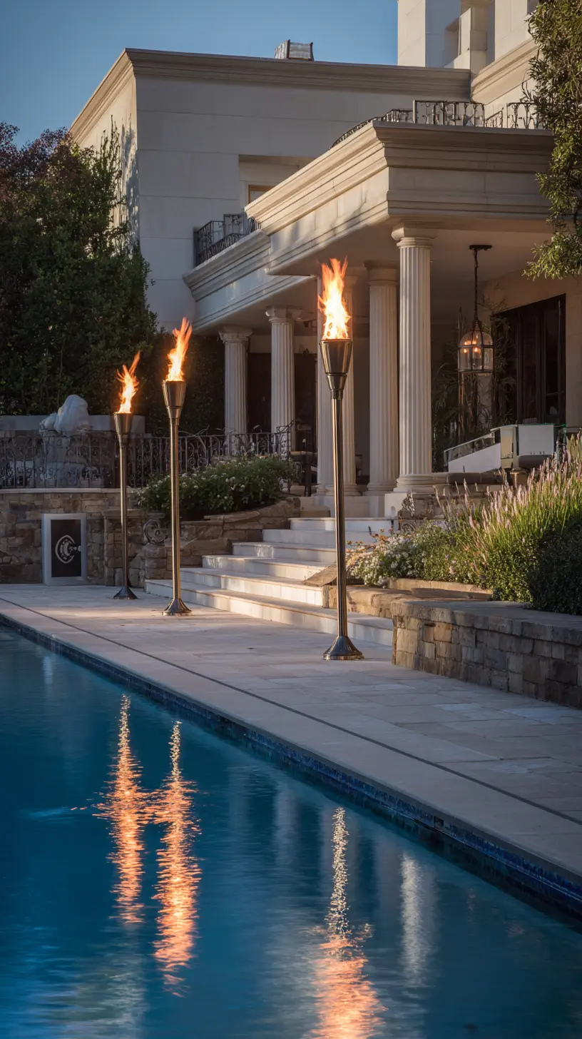 Use Bug-Repelling Torch Stakes to Create Ambience Around Your Patio