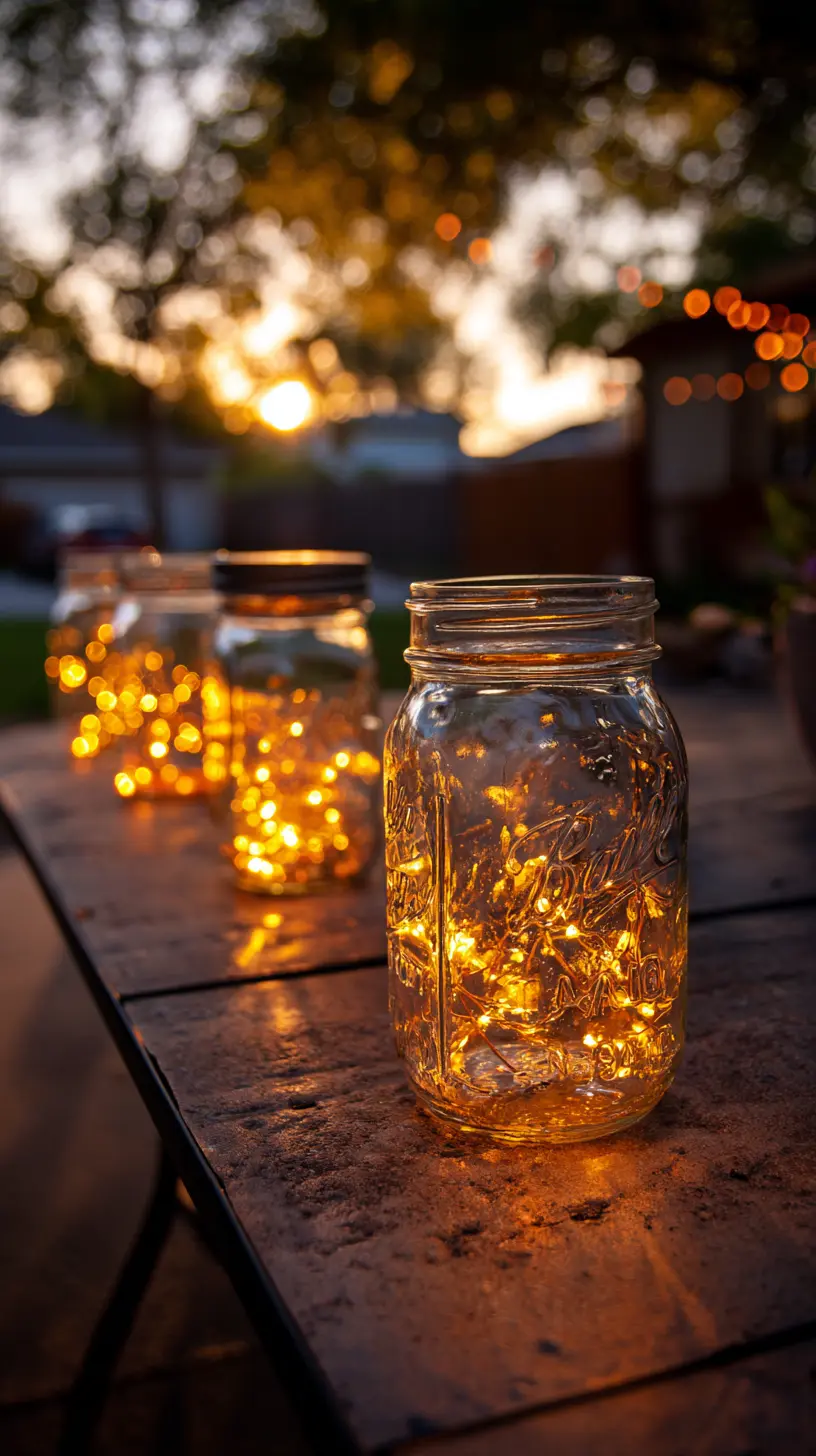 DIY Mason Jar Lighting