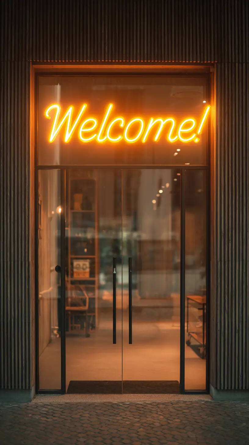 Install Neon Signs on Porch Walls for a Playful Look