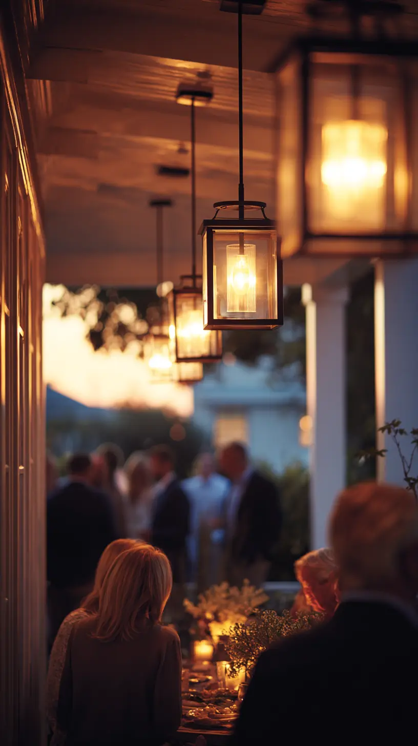 Use the Uplighting Technique to Illuminate Architectural Features and Textures of Porch Walls