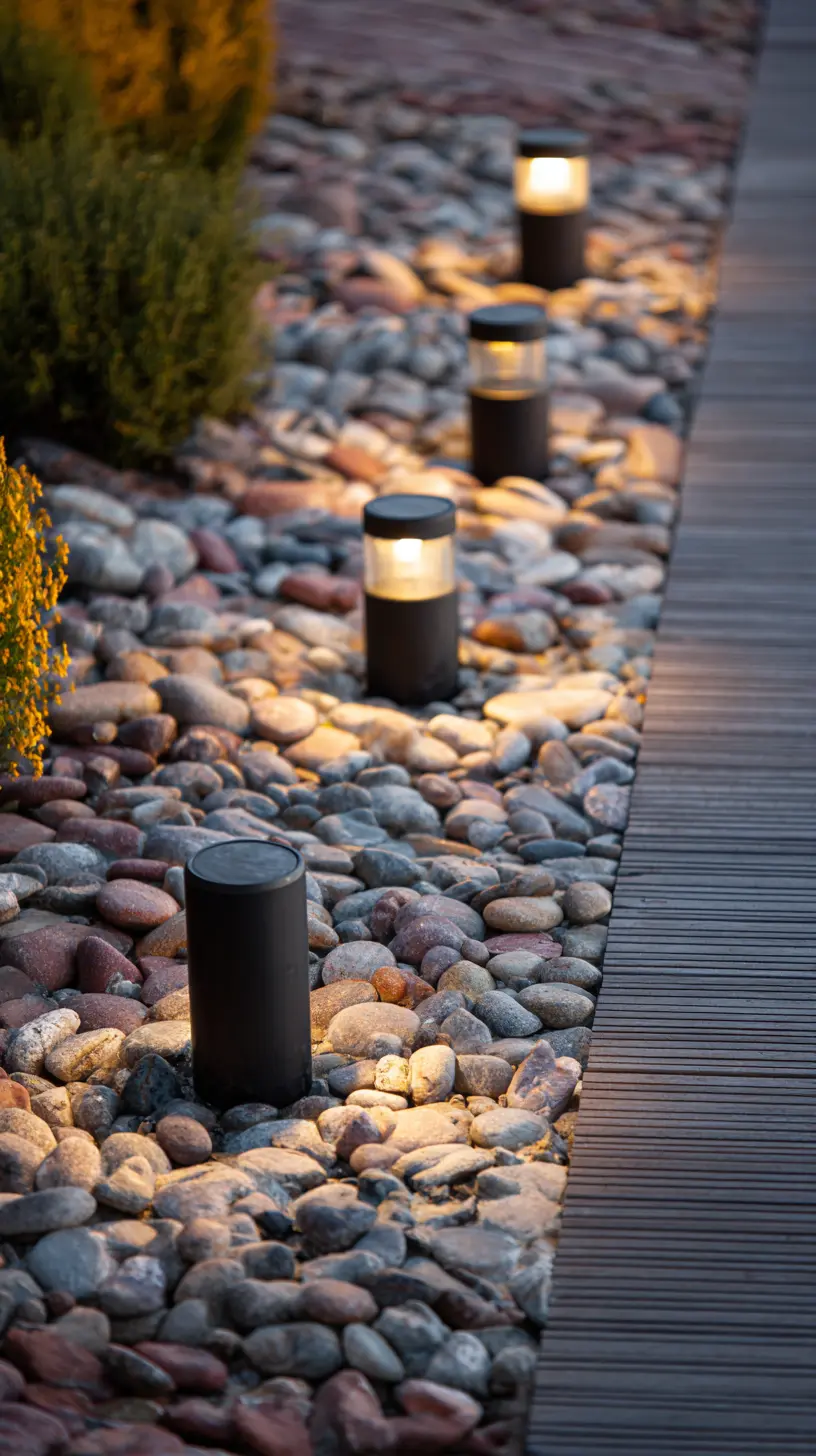Embed In-Ground LED Lights in Pathway Borders for a Minimalistic Look