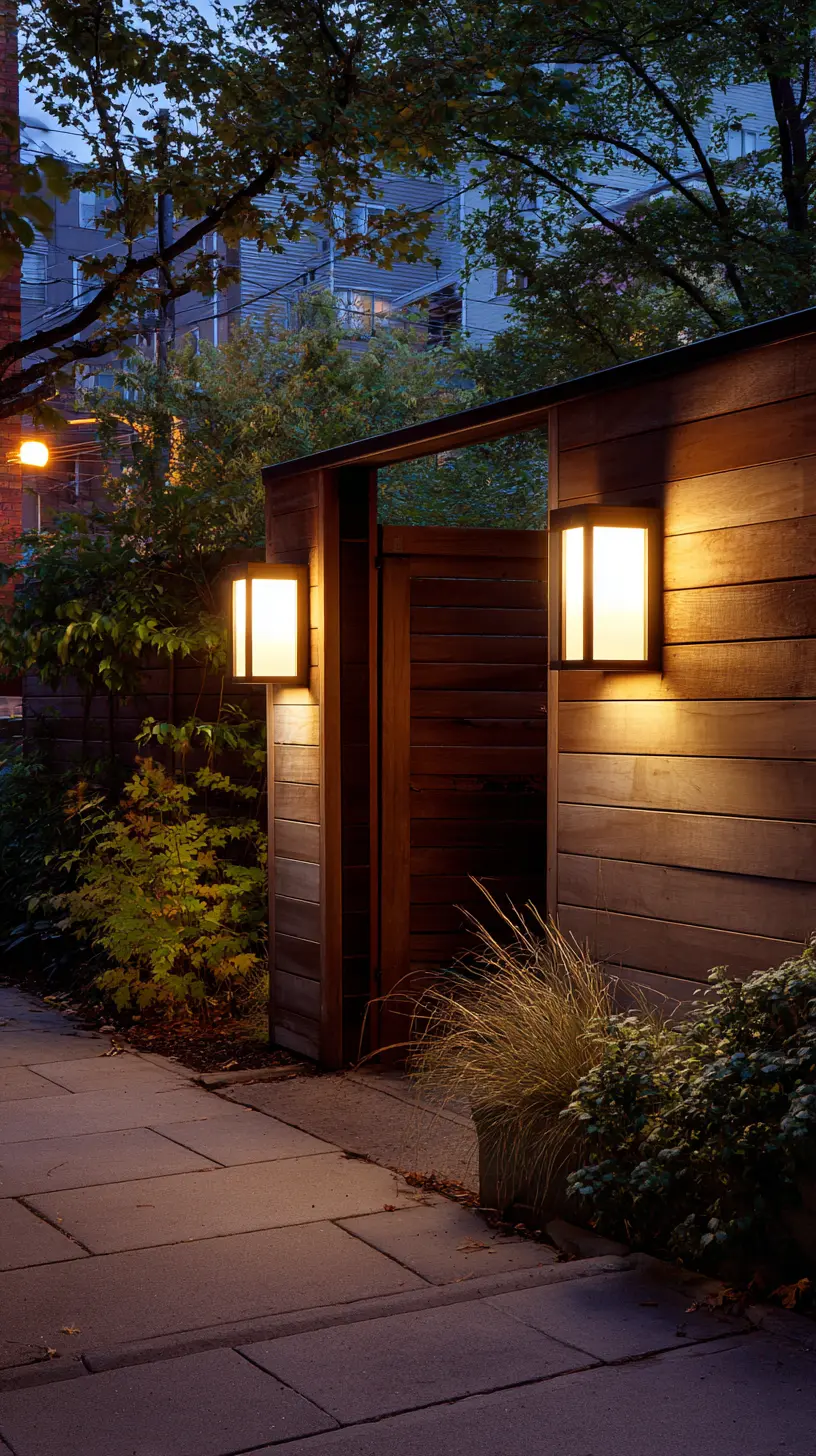 Use Motion Sensor Flood Lights for Entrances and Exits