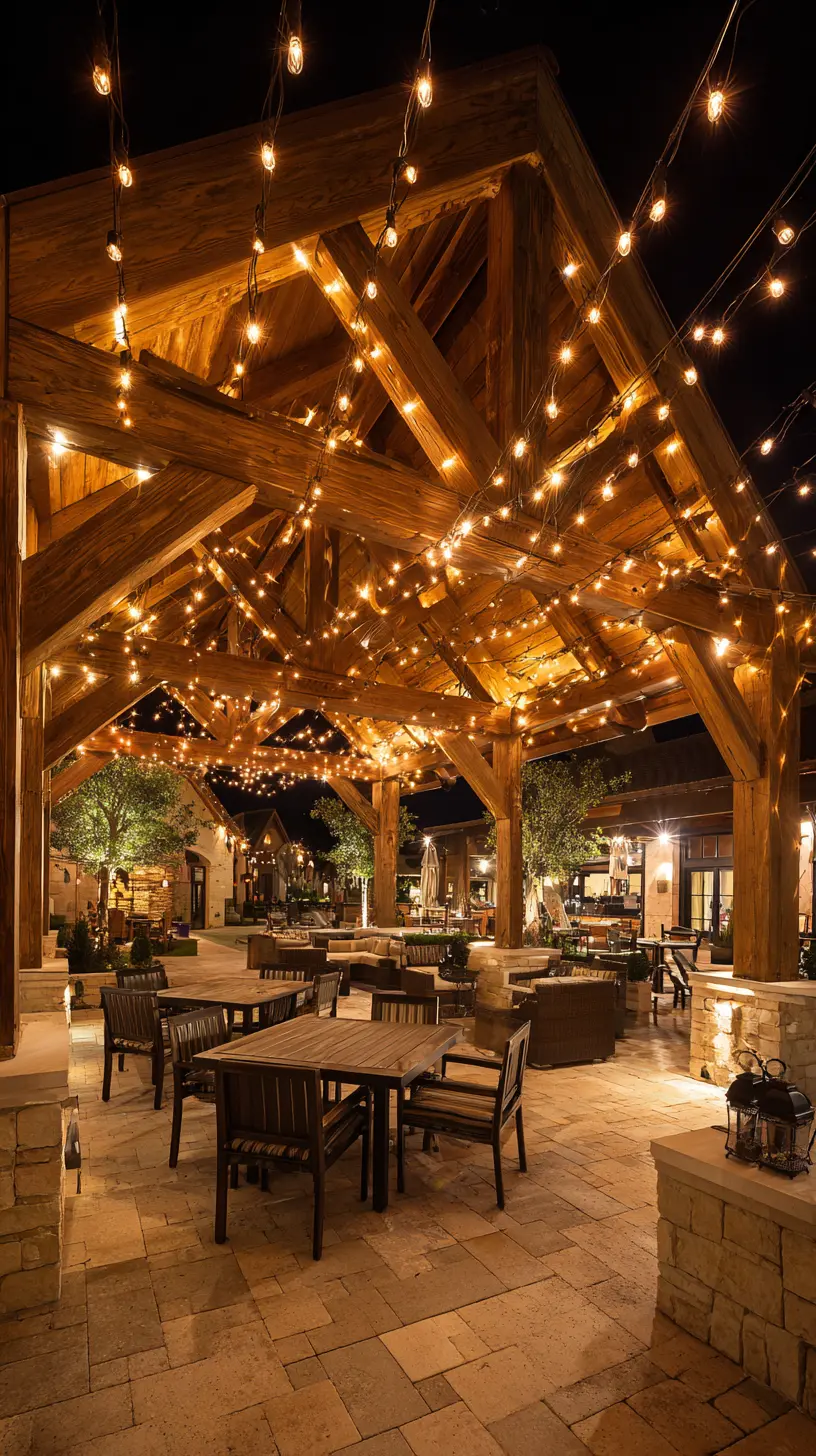 Create a Canopy of String Lights
