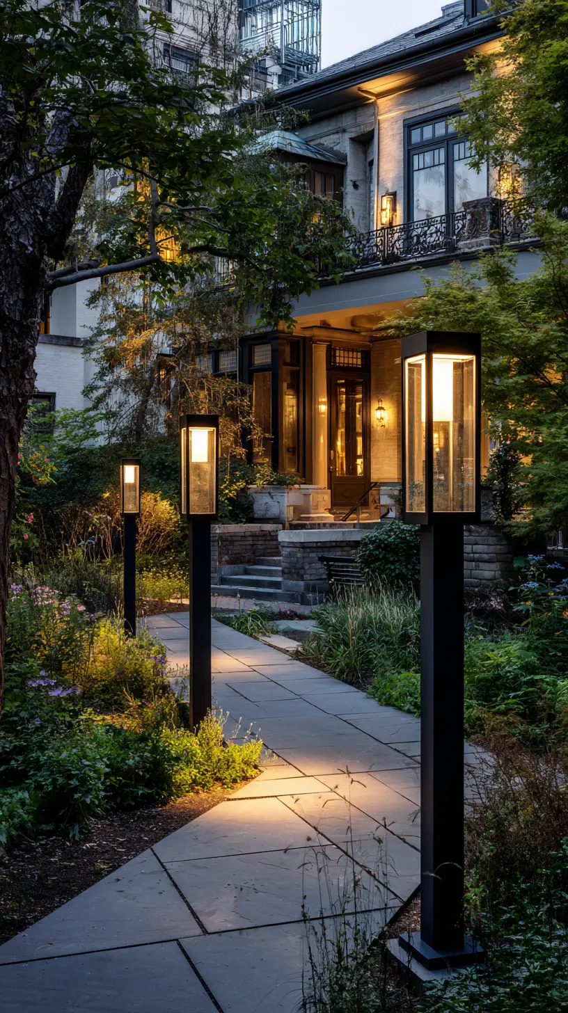 Install Solar-Powered Lamp Posts Around Your Patio for a Classic Vibe
