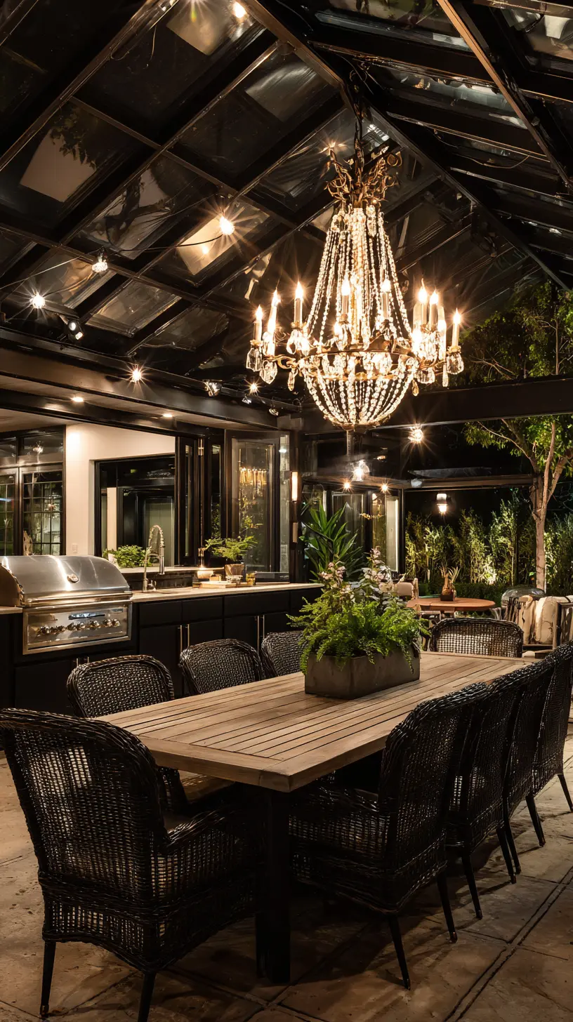 Install a Chandelier in the Dining Area