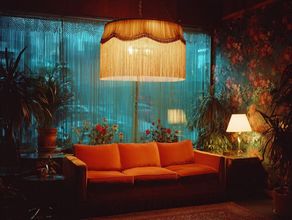 Moody Boho Living Room with Vintage Vibes