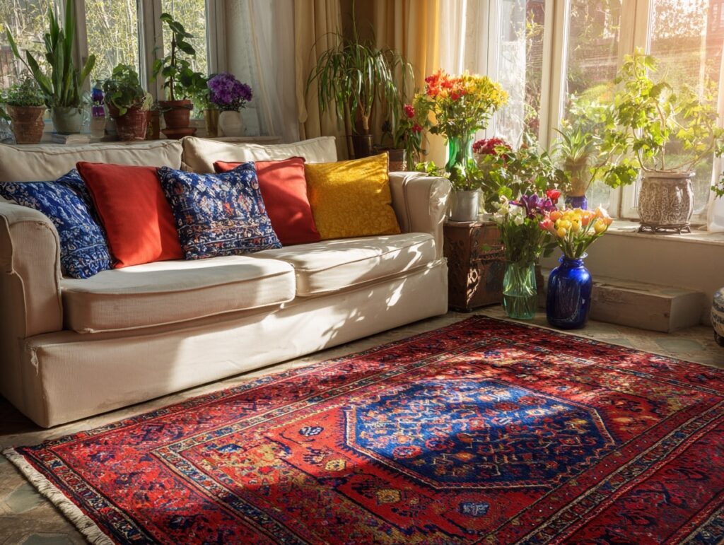 8. Color-Rich Comfort with Global Roots