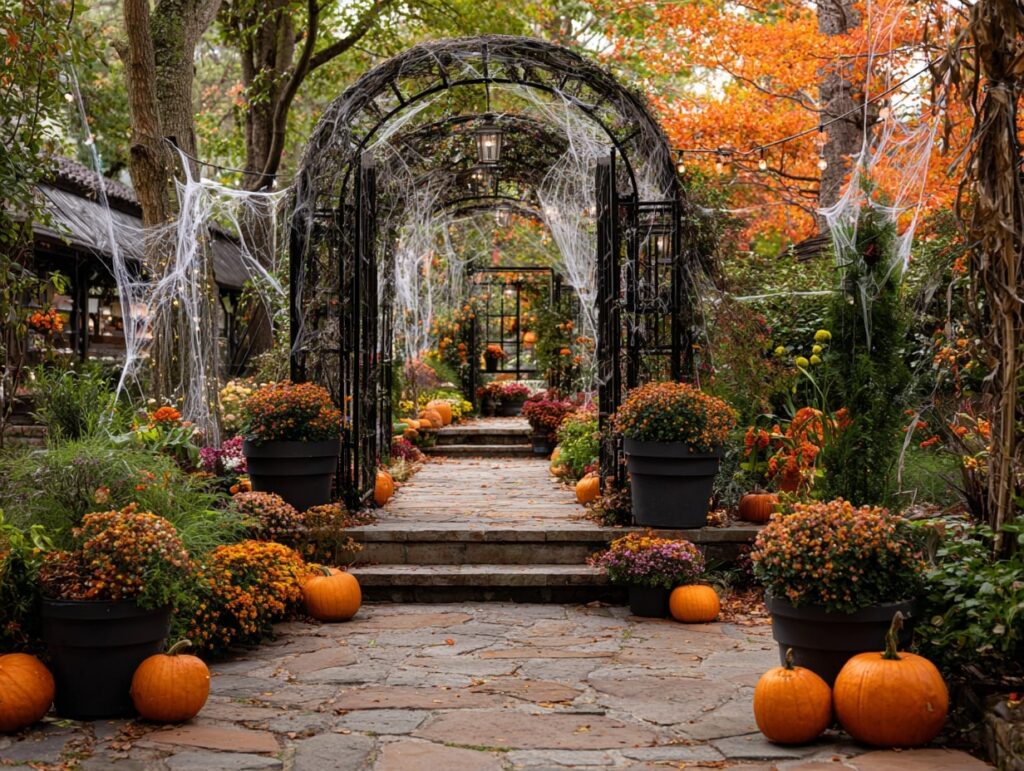 Creepy Cobweb Archway
