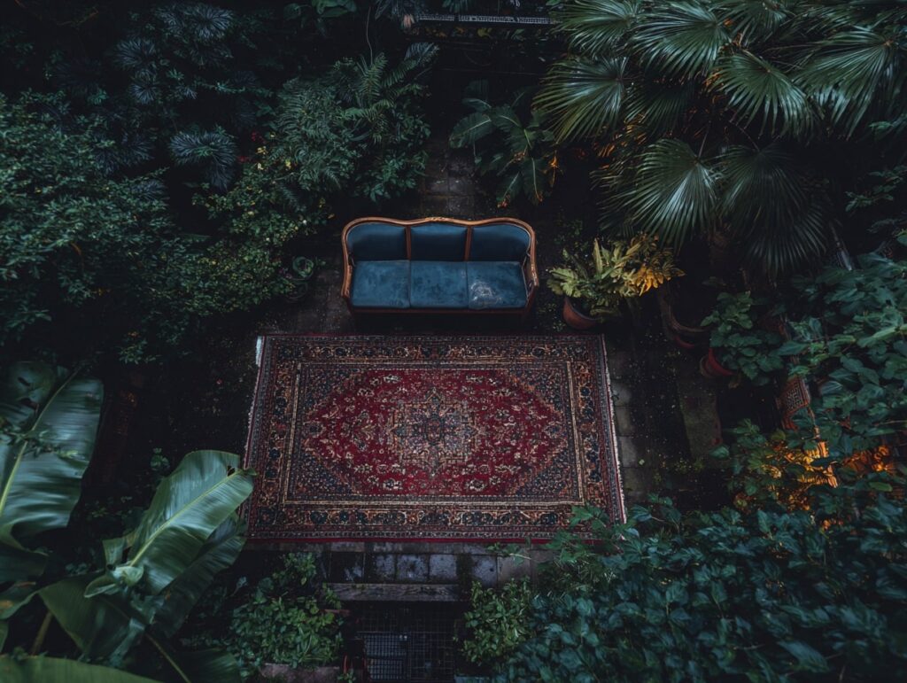 Boho Jungle Rug Lounge