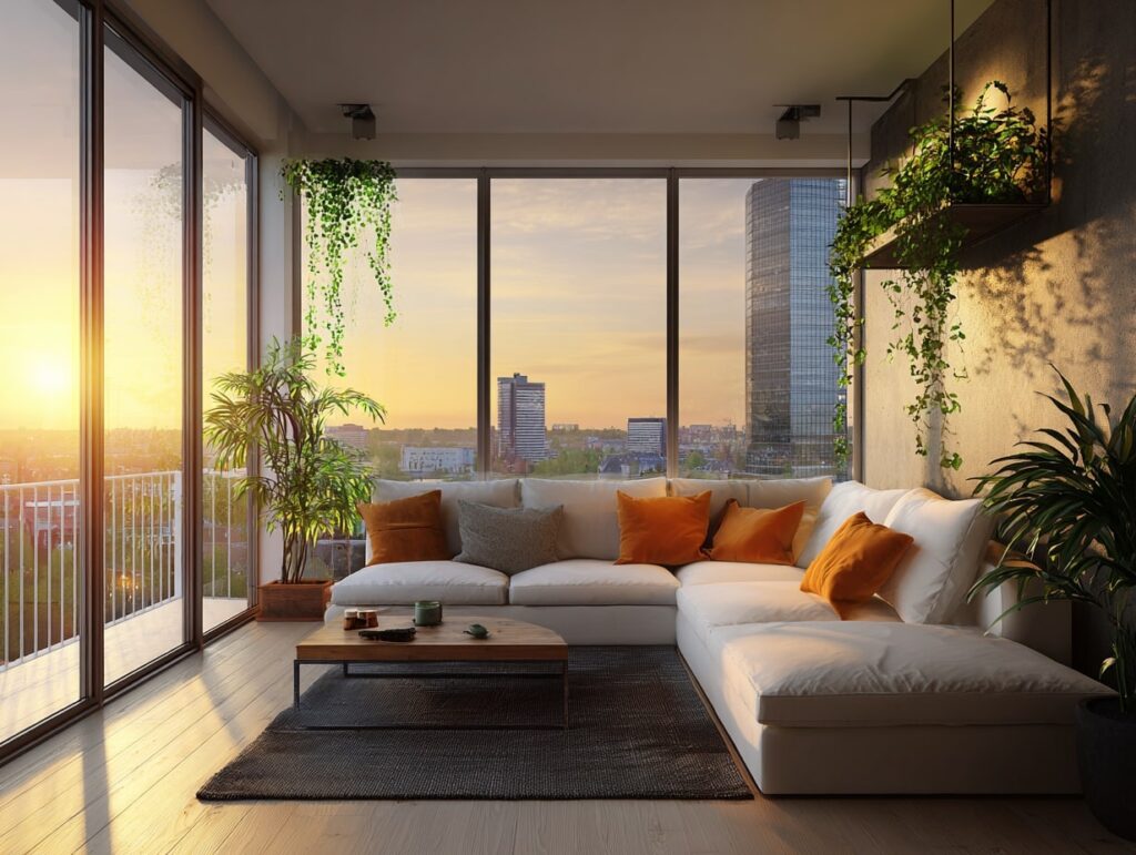 Sunset Balcony with Indoor-Outdoor Flow
