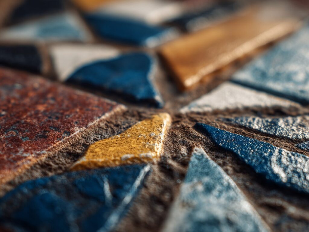 Colorful Mosaic Tile Art

