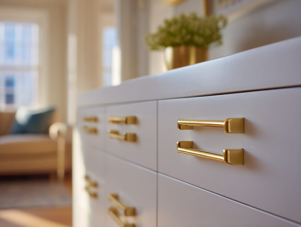 10. Gold Accents for a Polished Finish