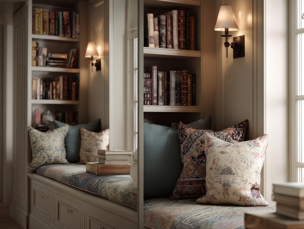 7. Light-Filled Nook with Vintage Flair
