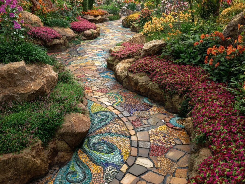 Mosaic Magic Garden Path