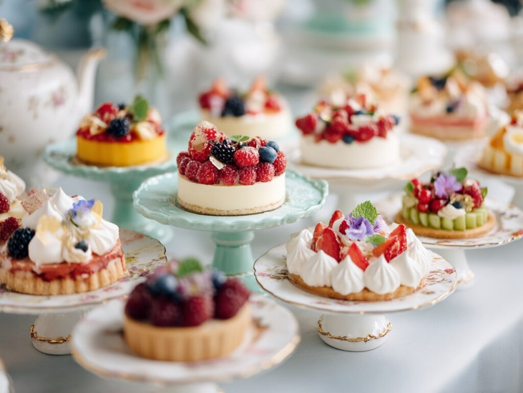 10. Colorful Summer Tart Display