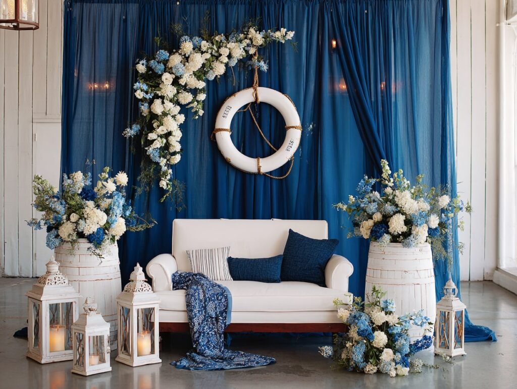 Nautical Lounge with Coastal Flair

