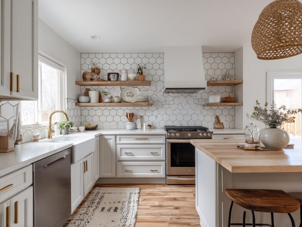 Style Open Shelves for a Fresh Kitchen Look