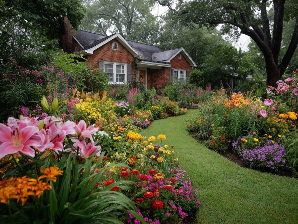2. Wildflower Welcome at the Brick Cottage