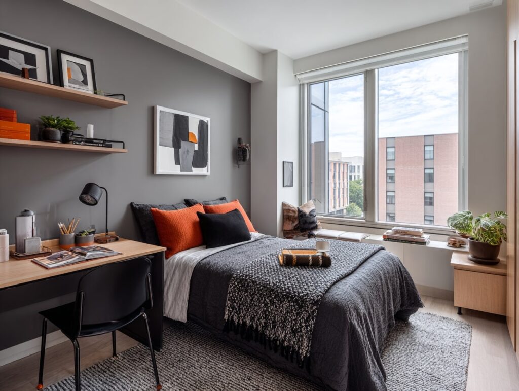 Modern Monochrome with a Pop of Color