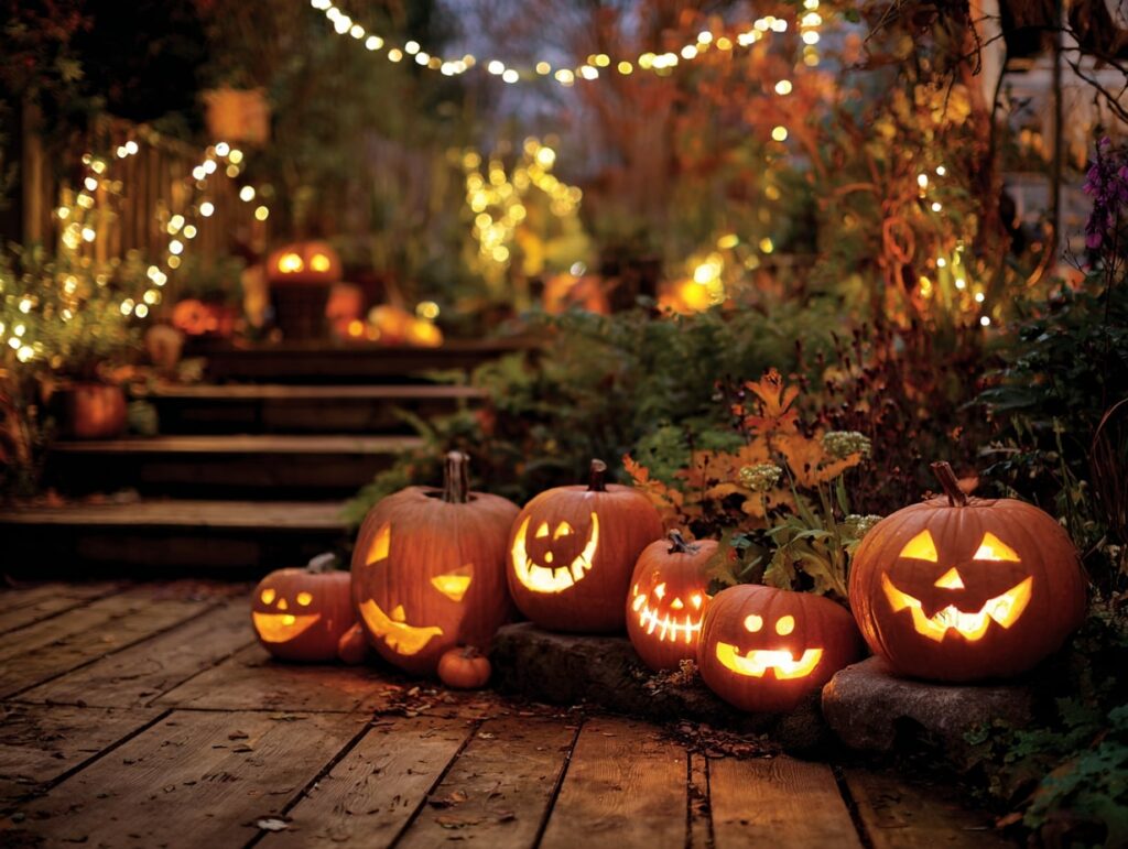 Glowing Jack-O’-Lantern Gathering
