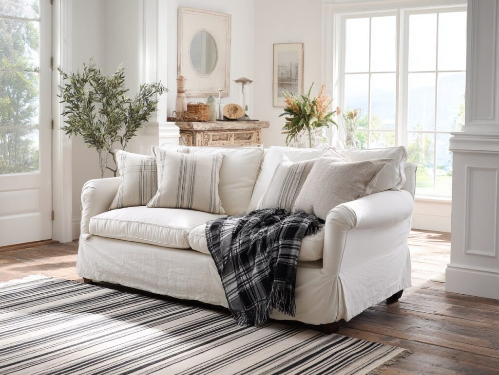 Refresh Your Sofa with Slipcovers and Throws