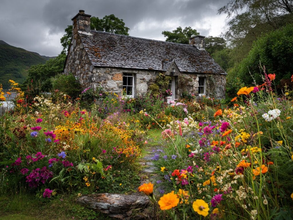 11. Wildflower Meadow Around a Highland Cottage