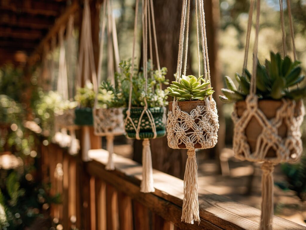 Macramé Magic with Succulents