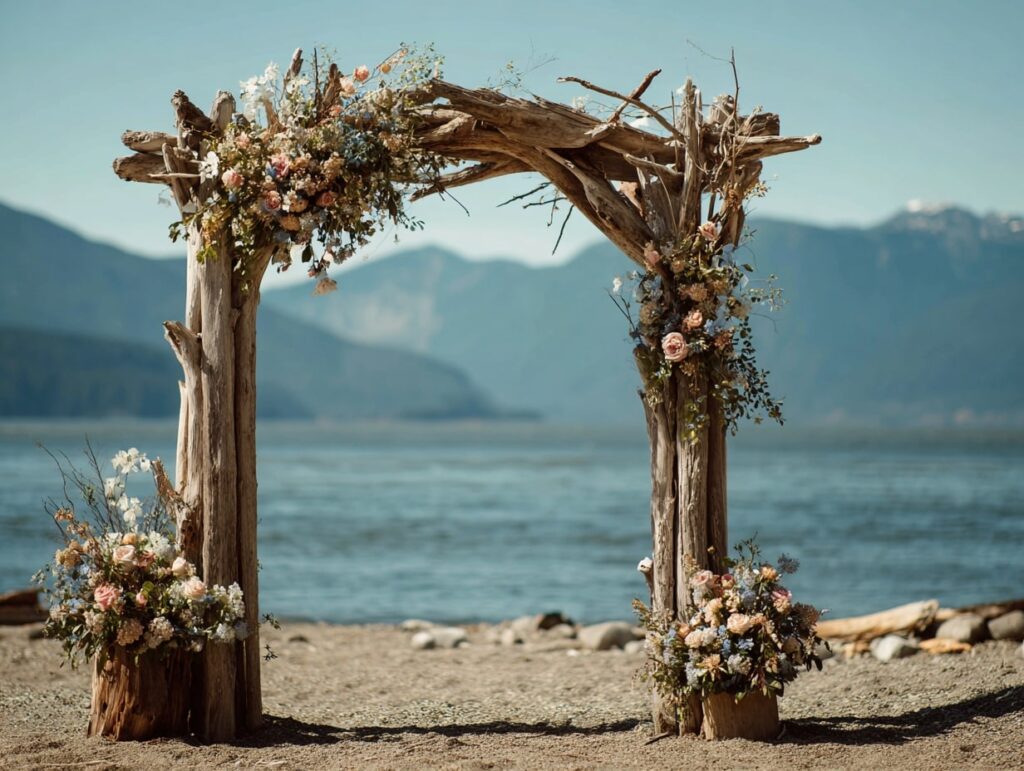 4. Driftwood Romance by the Lake