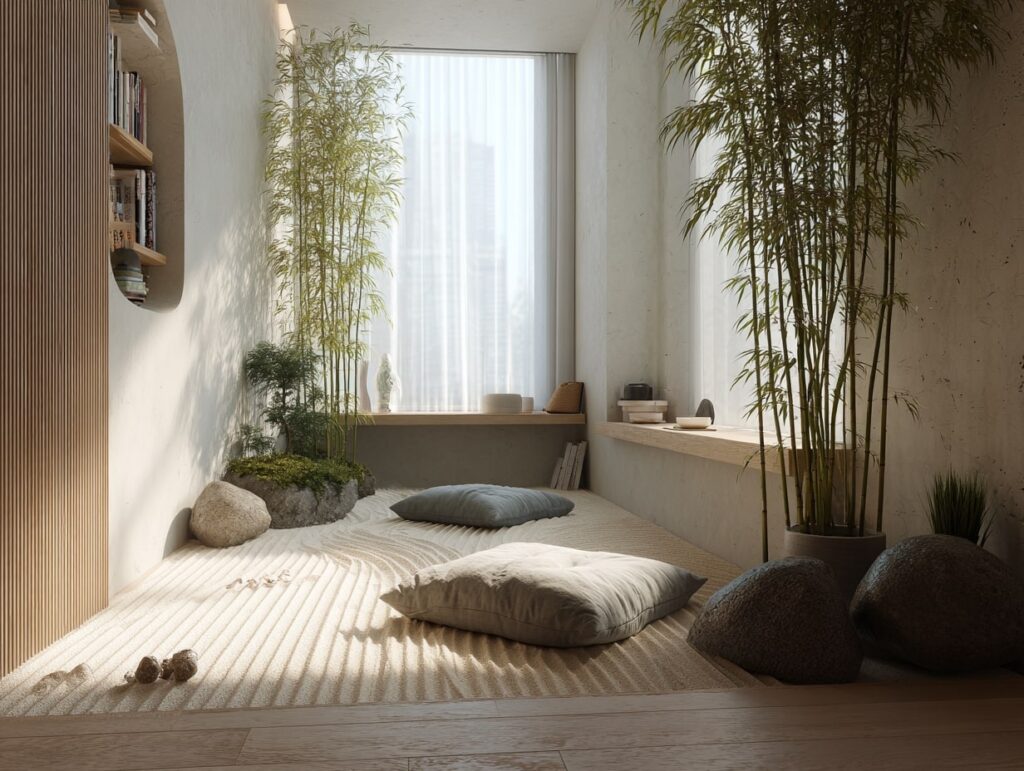 Zen-Inspired Indoor Garden Nook

