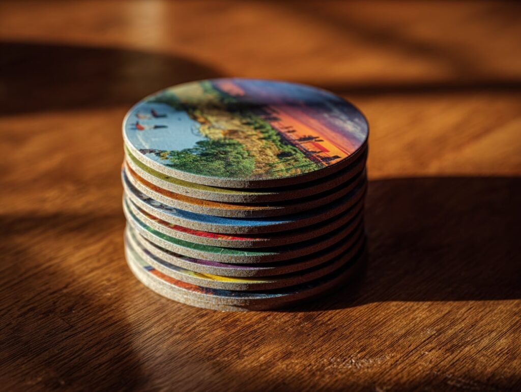Custom Photo Coasters

