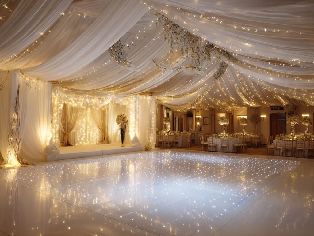 Fairy Light Ballroom with Sparkling Dance Floor