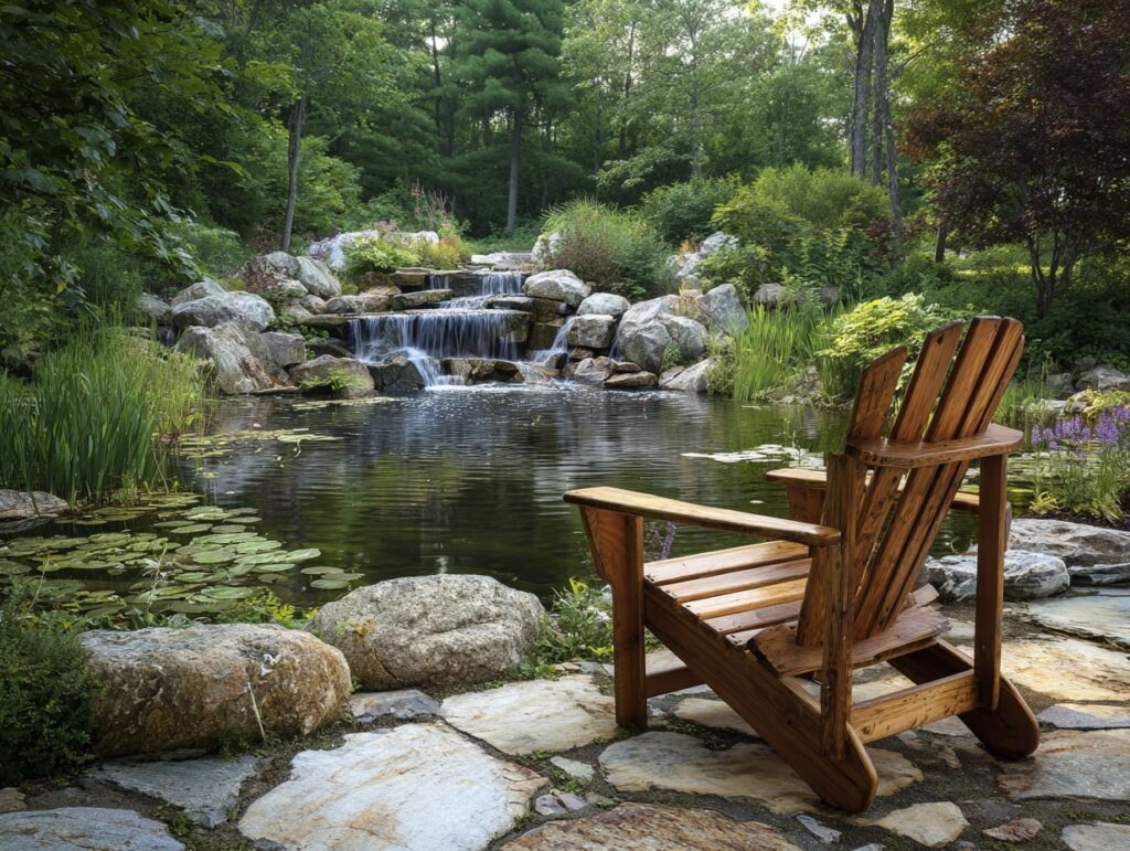 Waterfall Pond Retreat Nook


