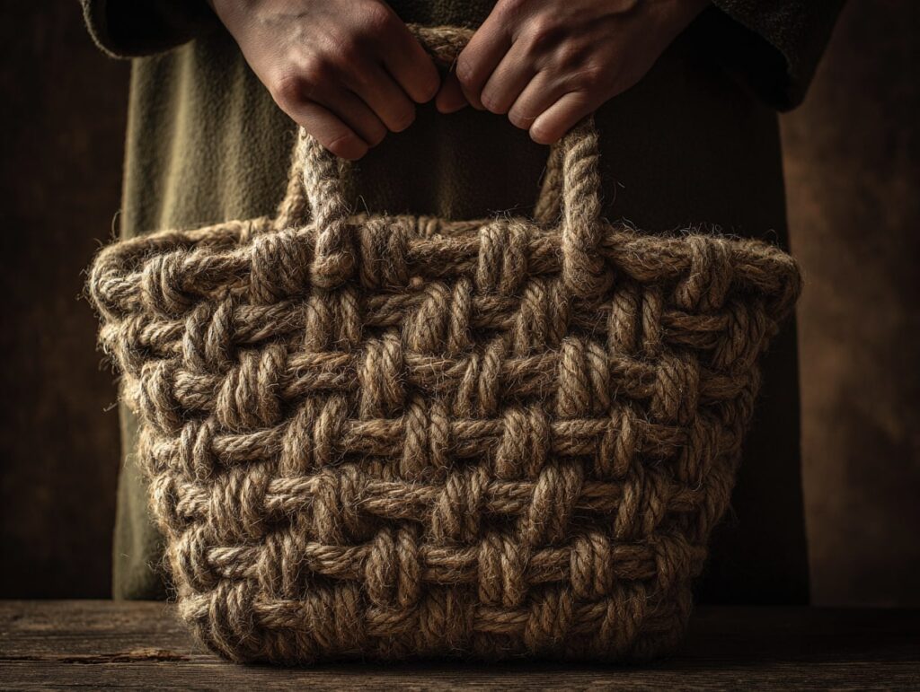 Handwoven Jute Basket

